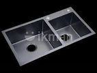 Euro Kitchen Sink Stainless Steel 82*45 (Black)