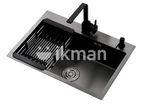 Euro Kitchen Sink Stainless Steel 82*45 (Black)