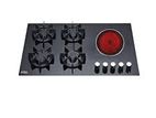 Euro Turkey 5 Burner Glass with 1 Infrared Cooker