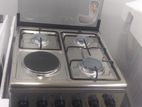 EURO (Turkey) Free standing Electric oven 3 Gas burner + 1 Hot Plate