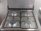 EURO (Turkey) Free Standing Gas Oven with 4 Burner EU55FS4GG-BK