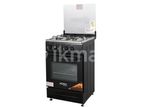 EURO (Turkey) Free Standing Gas Oven with 4 Burner EU55FS4GG-BK