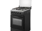 EURO (Turkey) Free Standing Gas Oven with 4 Burner EU55FS4GG-BK