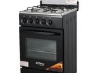 EURO (Turkey) Free Standing Gas Oven with 4 Burner EU55FS4GG-BK
