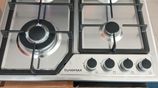 EUROMAX 4-Burner Stainless Steel Gas Cooker _ Turkey