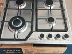 EUROMAX 4-Burner Tempered Glass Gas Cooker