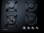 EUROMAX (Turkey) 4 Burner Glass Top Hob 60cm