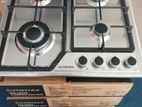EUROMAX (TURKEY) 4 Burner Stainless Steel Gas Cooker Hob