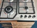 EUROMAX (TURKEY) 4 Burner Stainless Steel Gas Cooker Hob