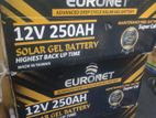 Euronet 250Ah Solar Gel Battery (New)