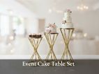 Event Cake Table Set
