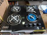 EVRO 4 Burner Glass Top Cooker Hob