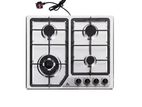 Evvoli Cooker Hob 4 Burner Stainless Steel 32140