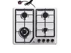 Evvoli Cooker Hob 4 Burner Stainless Steel