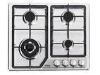 Evvoli Cooker Hob 4 Burner Stainless Steel