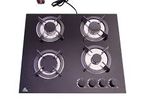 Evvoli Cooker Hob 4 Burner Tempered Glass