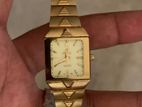 EXCEL EX-1330L 18 gold electro plated watch