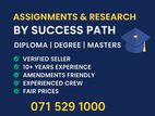 Expert Research / Assignment Help – Diploma | Degree |masters