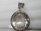 Exquisite 26.75ct Clear Quartz Pendant