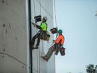 Exterior wall painting / Rope access