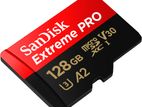 Extreme PRO microSDXC 128GB 200MB/s 90MBs/W Memory Card