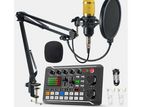 F998 Sound Card Bm800 Condenser Microphone Mic Full Set