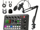 F998 Sound Card Professional Bluetooth-Compatible Studio Record