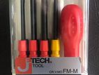 Family Screw Drivers (+/-) Set 8 Pcs Jetech Fm-M