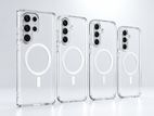 Fast Charging Magsafe transparent case for Samsung phone
