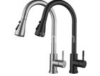 Faucet for Sink 304 Stainless Steel (Black/Silver) SCF0043 - 58989
