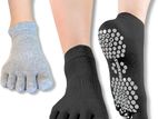 Feet Toe Socks - Colours : Blue & Grey