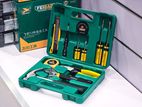 Feibao 28-8012 12pcs Hand Tool Kit Box Hammer Screwdriver Spanner Pliers