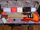 Fender American Ultra Luxe Stratocaster SSS 2024 - Plasma Red Burst