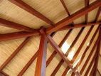 Finishing roof Timber