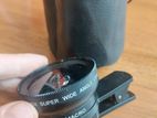Fish Eye Phone Lens, 0.45X Macro Clip Lens Wide Angle