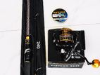 Fishing Rod With Reel Combo Set