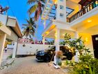 Five Bed Rooms Box Modern Solar Power AC With Luxury House Sale Negombo