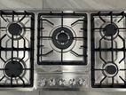 Five Gas Burner Cooker Hob (Stainless Steel)