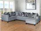 Florac Sofa - 3 Piece with Cushions and Coffee Table