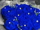 Flower Bouquet -Blue Rose