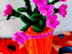Pipe Cleaner Flower Vase