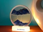 Flowing Sand Painting Table Lamp 3D