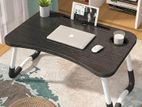 Foldable Bed Laptop Table with cup holder & Tab + Side Drawer