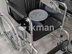 FOLDABLE COMMODE WHEEL CHAIR