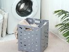 Foldable Plastic - Laundry Clothes Basket