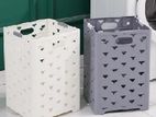Foldable Plastic - Laundry Clothes Basket