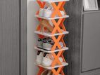 Foldable Zig Zag Shoe Rack