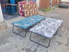 Folding bed with mattress 6×2.5ft