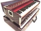 Folding Harmonium Instrument 9 Stops Rosewood Color 3 1/2 Octave