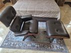 Charles Eames Type Classic Lounge Chair and Ottoman